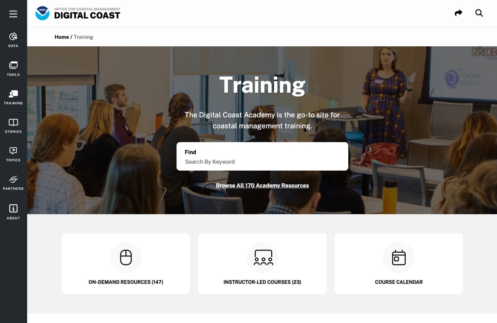 Digital Coast Training System